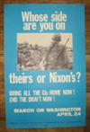 (POSTERS--VIETNAM WAR.) Group of 7 posters and fliers for Vietnam War protests.